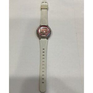 Casio LW200-7AV Women's White Resin Band Alarm Chronograph Digital Sports Watch